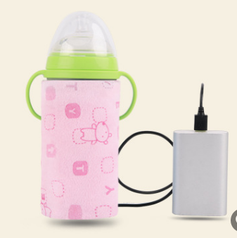 Portable USB Baby Bottle Warmer Milk & Water Heating