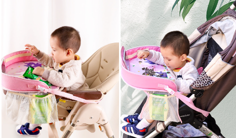 Portable Waterproof Baby Travel Car Tray